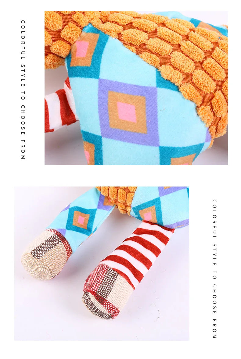 Juguete de Peluche Interactivo para Perros - Resistente a Mordidas, Con Sonido y Estímulo