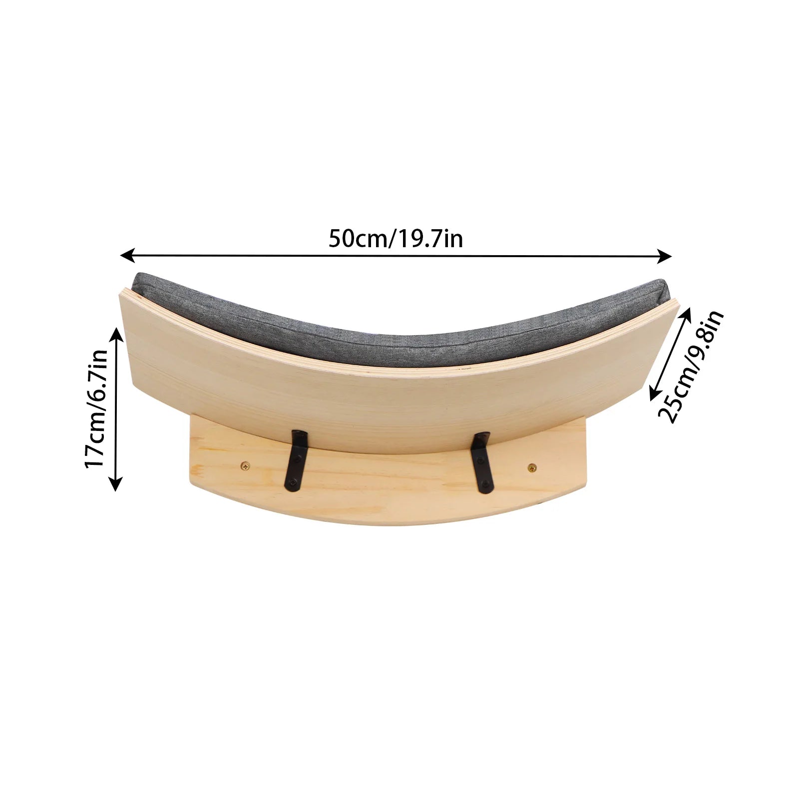 Árbol para gatos resistente y duradero de madera con plataformas y rascadores desmontables