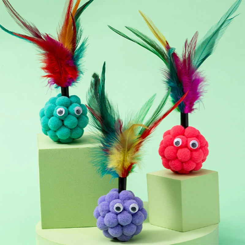 Pelotas de Sisal para Gatos – Divertidas y Seguras, Pack de 1 o 3 unidades