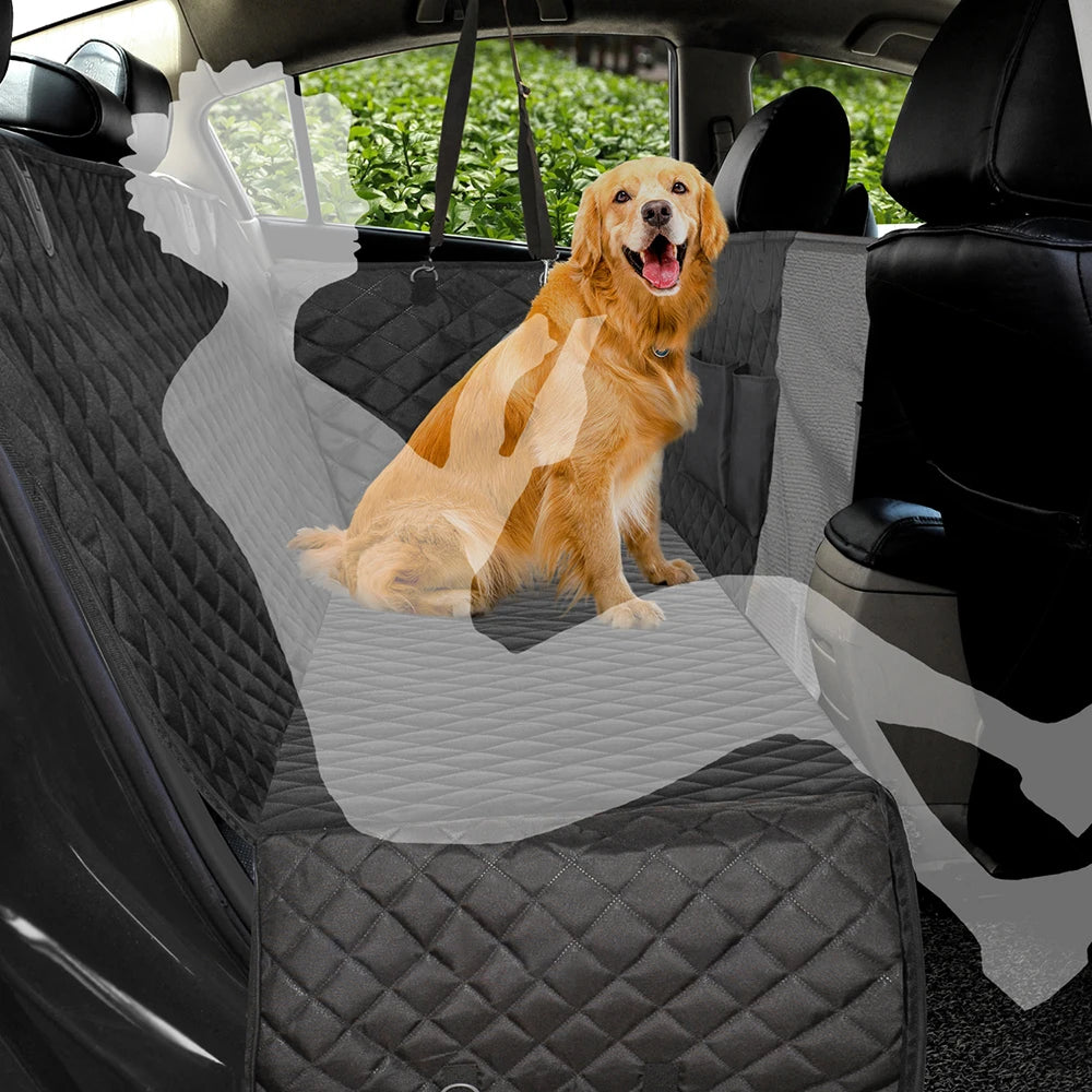 Funda de asientos para coche impermeable y antideslizante para perros y gatos
