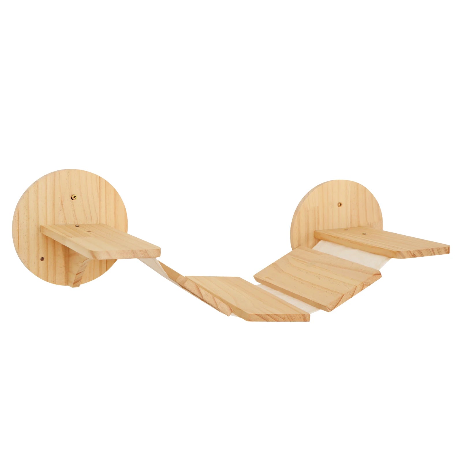 Puente de Suspensión para Gatos en Madera, Diversión y Ejercicio Seguro