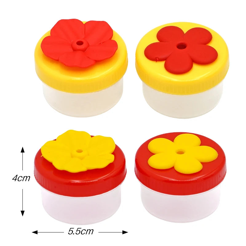 Comedero colibrí de plástico con diseño decorativo y funcional para jardín y uso en interior