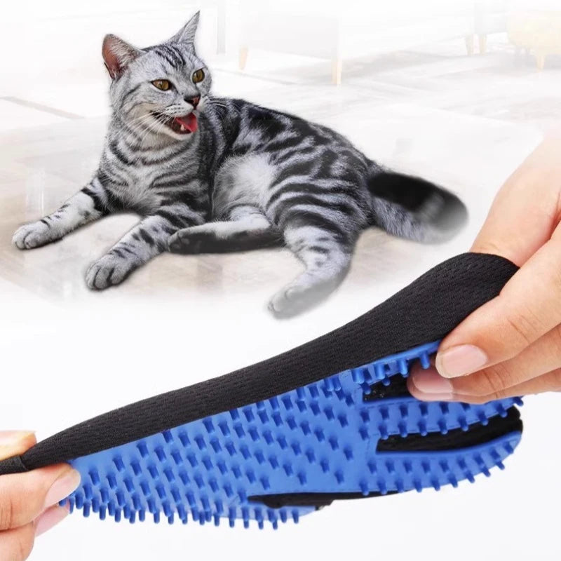 Guantes de Grooming para Gatos y Perros - Antiestático, Súper Suave y Ajustable