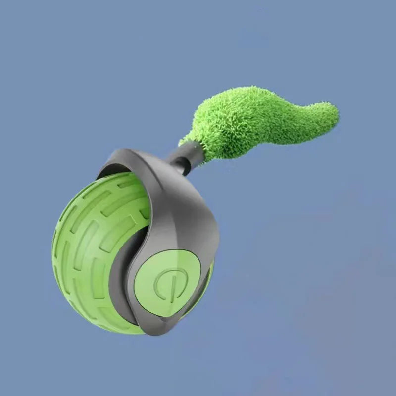 New Interactive Cat Toys Ball Auto Electric Rolling Ball Toys for Cat Kitty Pet Smart Automatic Teaser USB Rechargeable Cat Toy