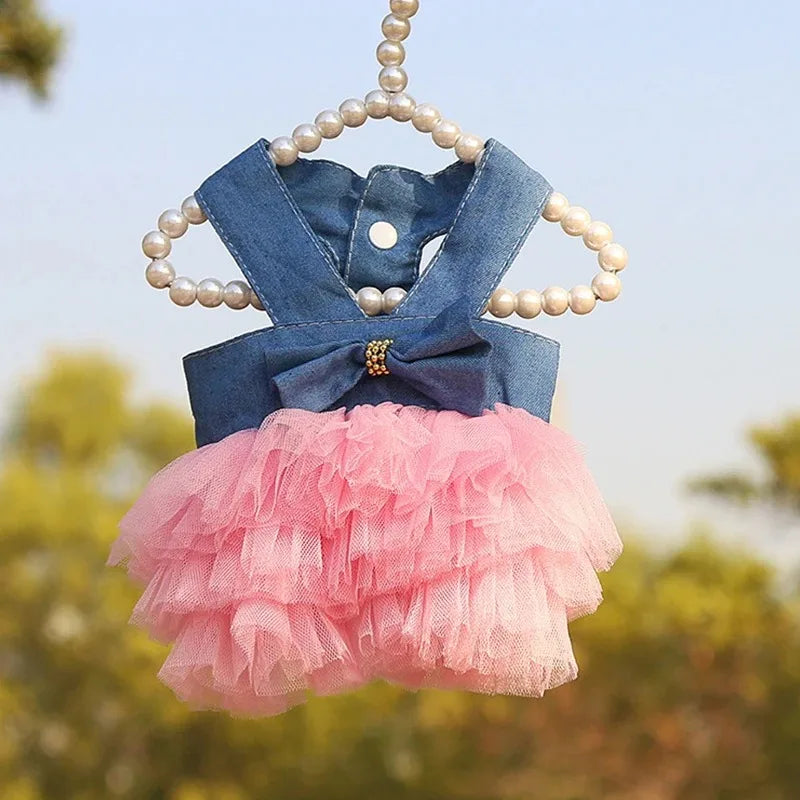 Falda con Rayas para Perros – Diseño Princess, Cómoda y Estilizada