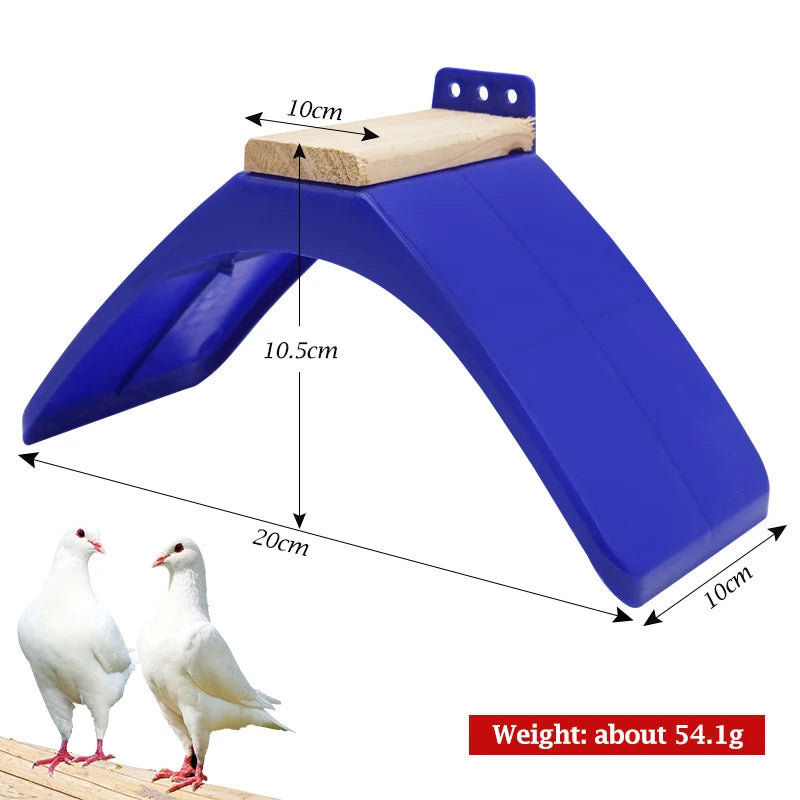 Soporte de descanso para aves en plástico con colores Azul y Verde - Pack de 10/20 unidades