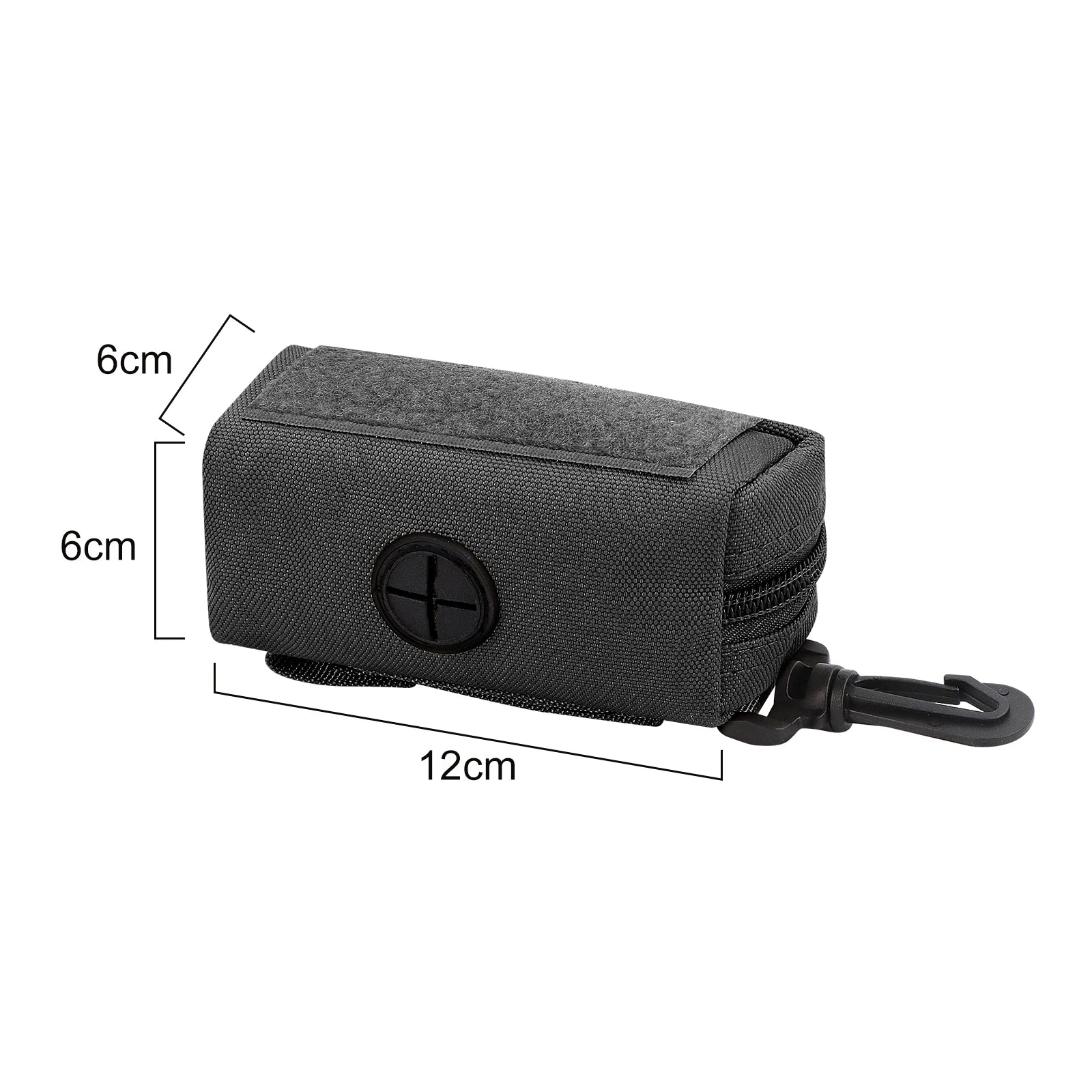 Dispensador de bolsas para excrementos de perro con clip y gran capacidad