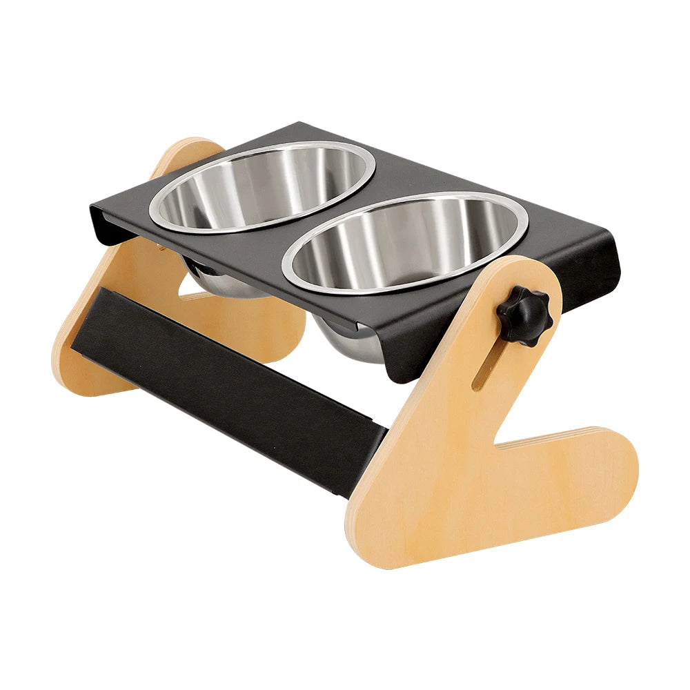 Cuenco de comida para perros de hierro, resistente y de tamaño medio