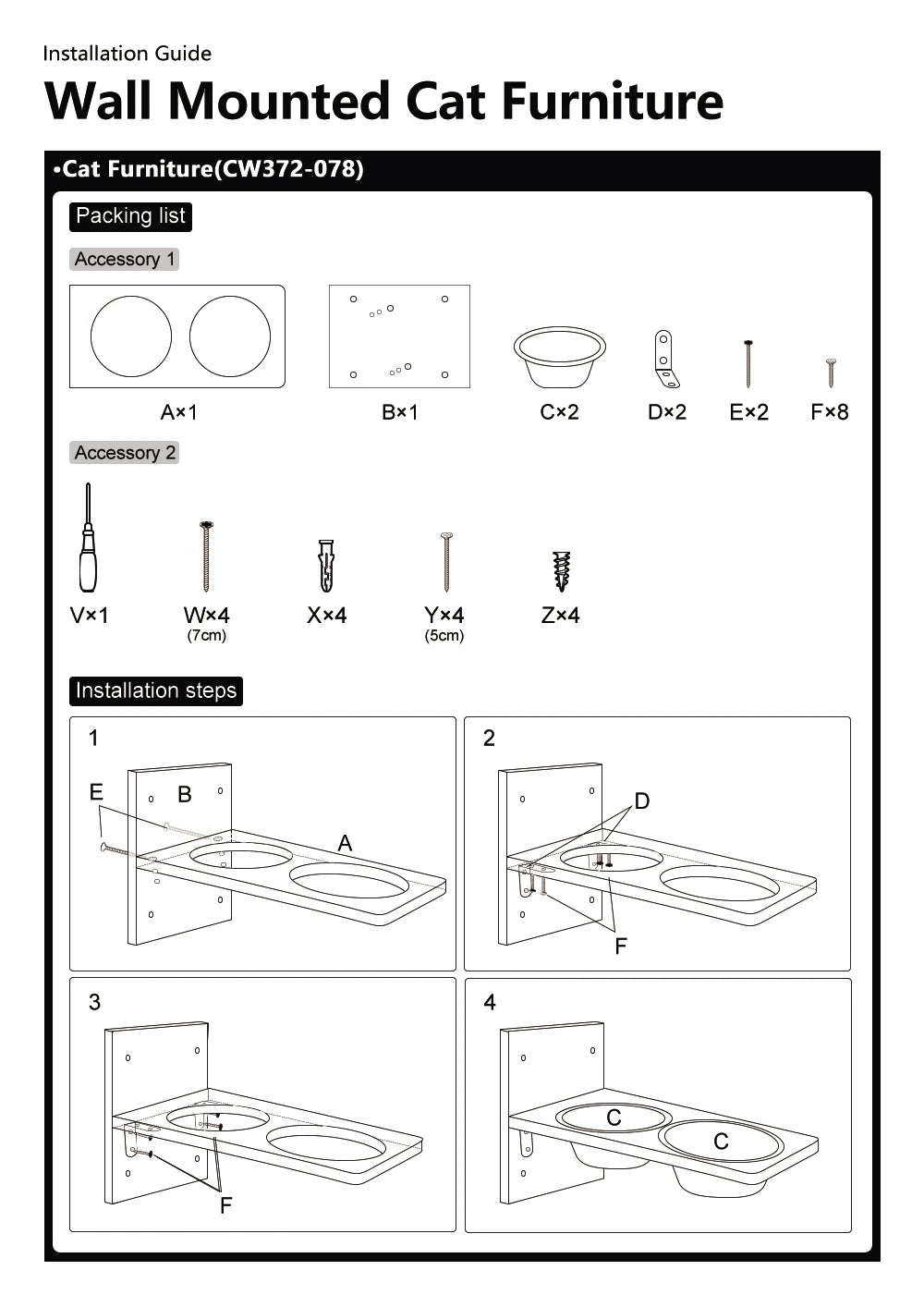 Estantería mural para gatos con estación de alimentación removible y diseño seguro