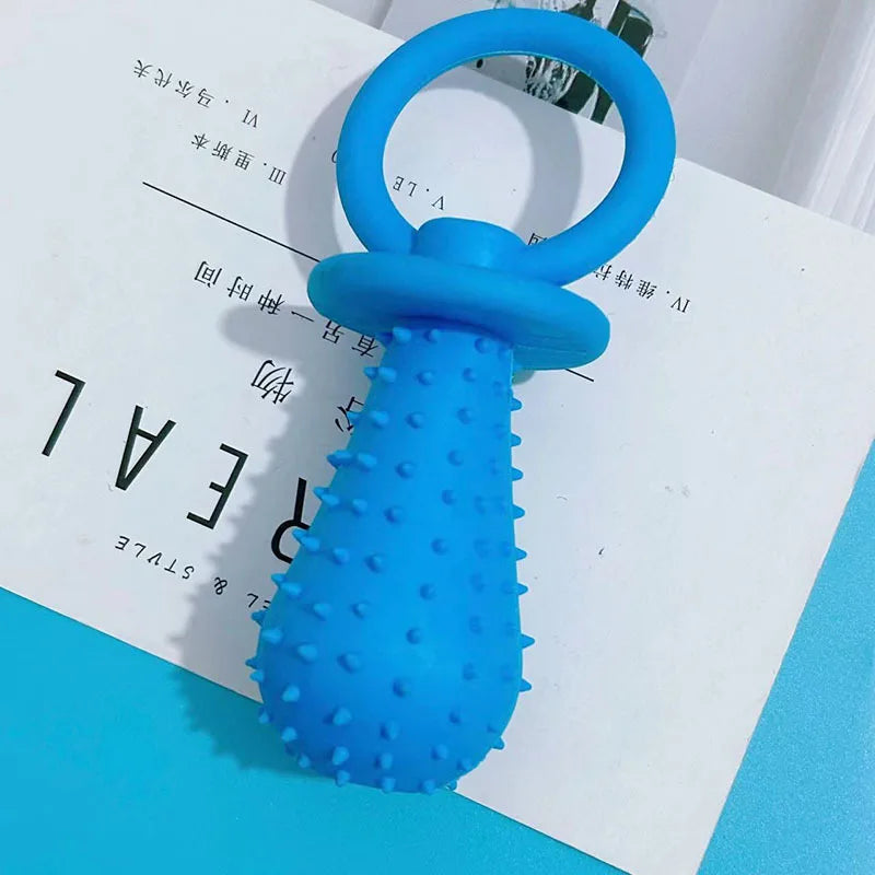 Juguete para Perros de Mordida en Caucho para Limpieza de Dientes - Resistente y Seguro