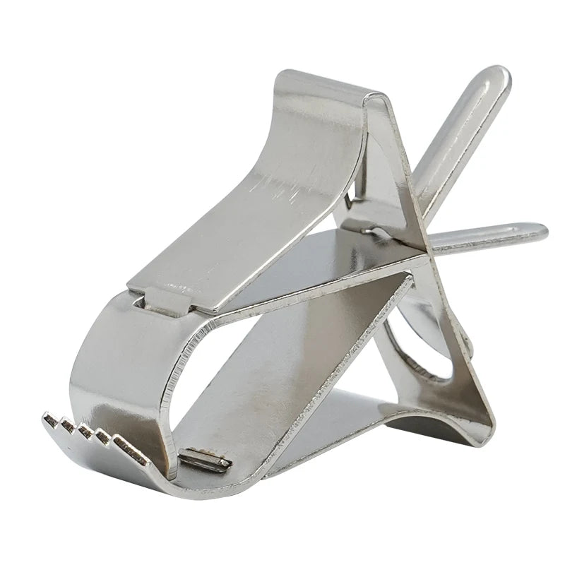 Pinzas de fruta para aves en acero inoxidable y plástico - Kit de clips para alimentación y alimentación segura para loros, aves pequeñas y roedores