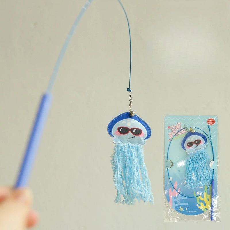 Elemento de Juego para Gatos con Poste de 89 cm de Altura