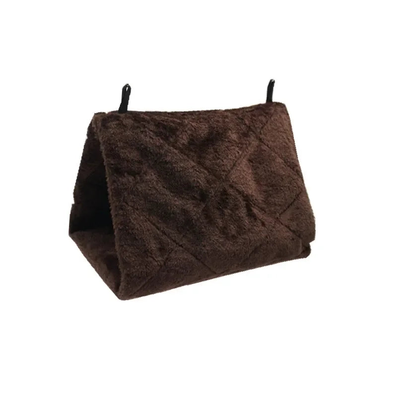 Nido cálido de felpa para loros, para dormir y incubar, tamaño pequeño