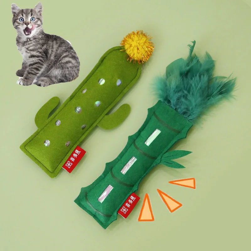 Juguete para Gatos con Sonido y Material de PP Cotton – Estimula el Juego y la Diversión