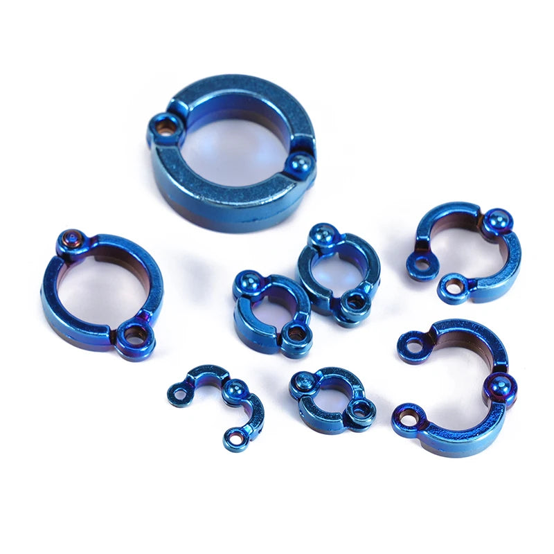 Anillos de pata metálicos para loros y aves de 4 a 15mm