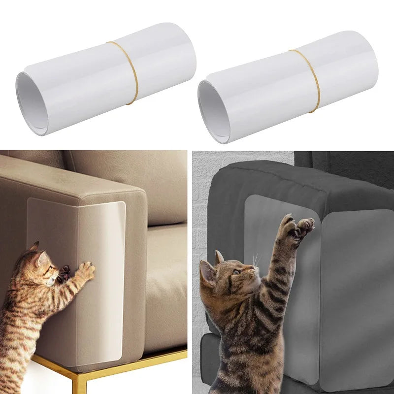 Protector de Muebles para Gatos – Tabla Rascadora Transparente y Antidesgaste