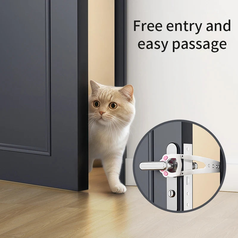 Cierre de Seguridad para Puerta de Gato - Fácil de Instalar y Durable