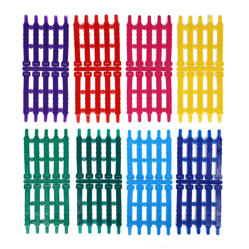 Anillos ajustables de PVC para aves de corral en diferentes colores - Pack de 30 o 50 unidades