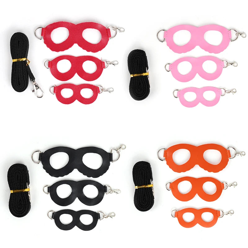 Set de correa antichoques y arnés para mascotas pequeñas en varios colores