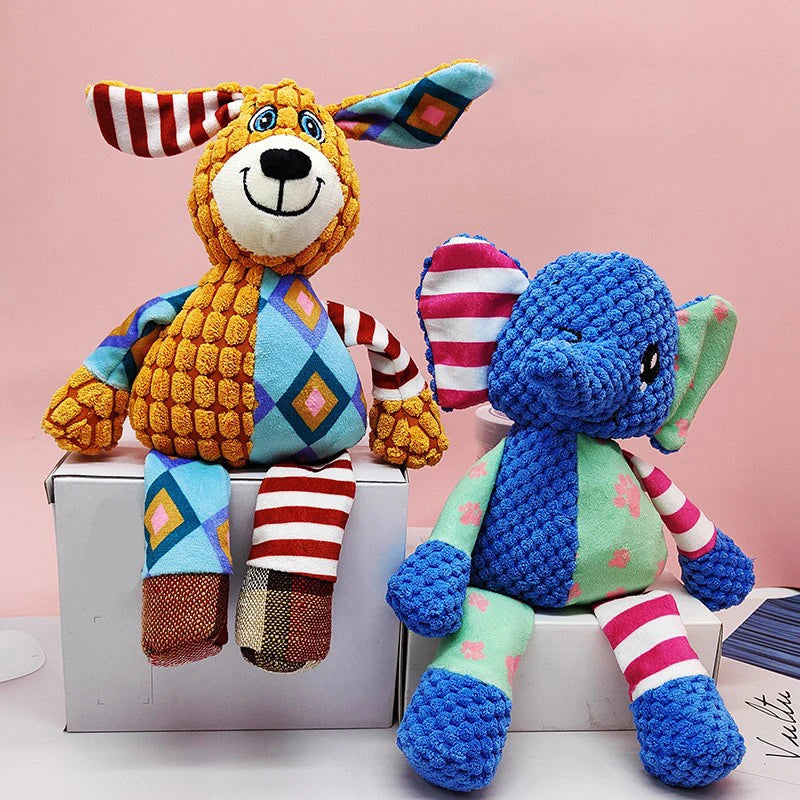 Juguete de Peluche Interactivo para Perros - Resistente a Mordidas, Con Sonido y Estímulo