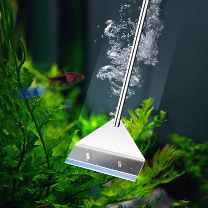 Accesorio para Acuario en Acero Inoxidable para Peces