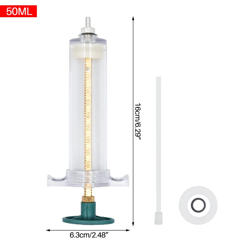 Jeringa de alimentación para aves y pequeños animales con capacidad de hasta 100 ml