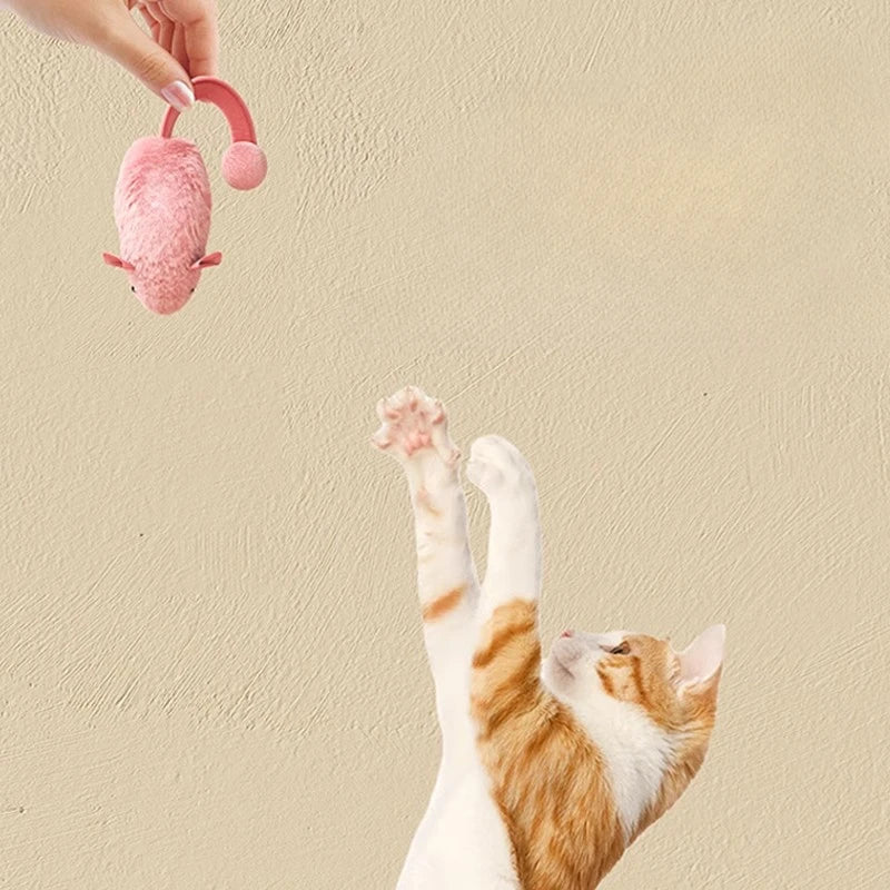 Juguete para Gatos con Efecto Glow y Sonidos Atractivos - Peluche de 15cm