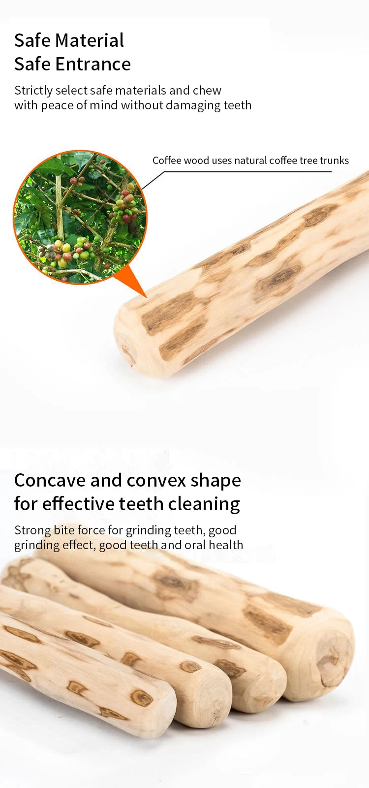 Juguete para Perros de Madera - Mordedor Duradero y Estimulante