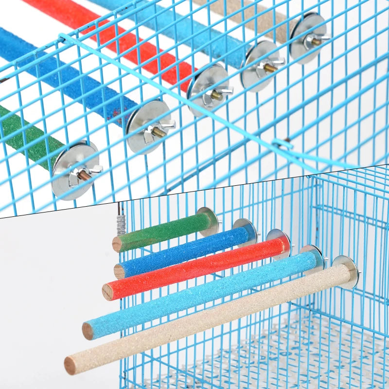 Varilla de Madera para Aves y Periquitos – Juguete Natural y Decorativo
