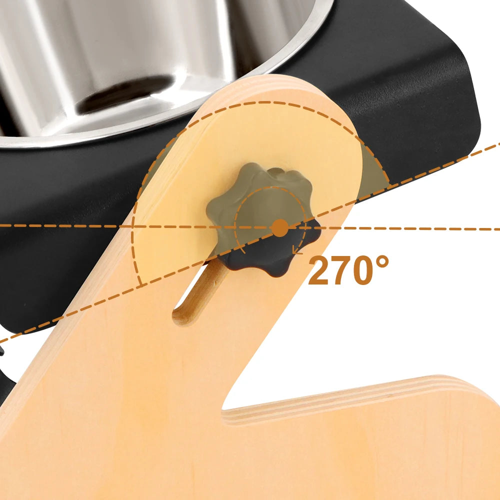 Cuenco de comida para perros de hierro, resistente y de tamaño medio