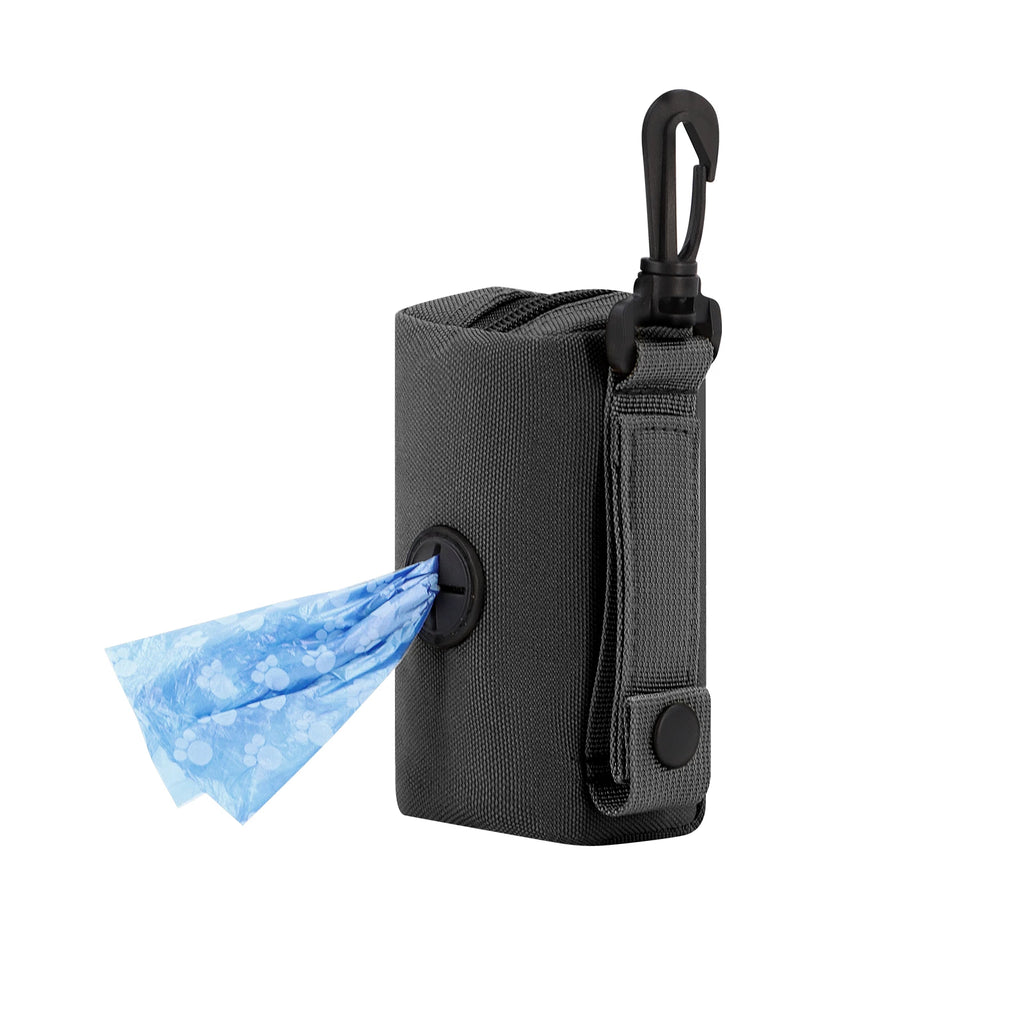 Dispensador de bolsas para excrementos de perro con clip y gran capacidad