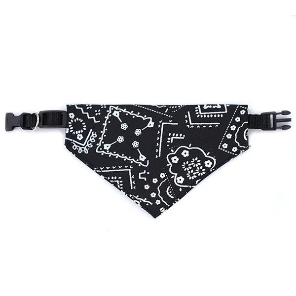 Collar Bandana Personalizable para Perros y Gatos – Conjunto de lazo y babero en colores divertidos