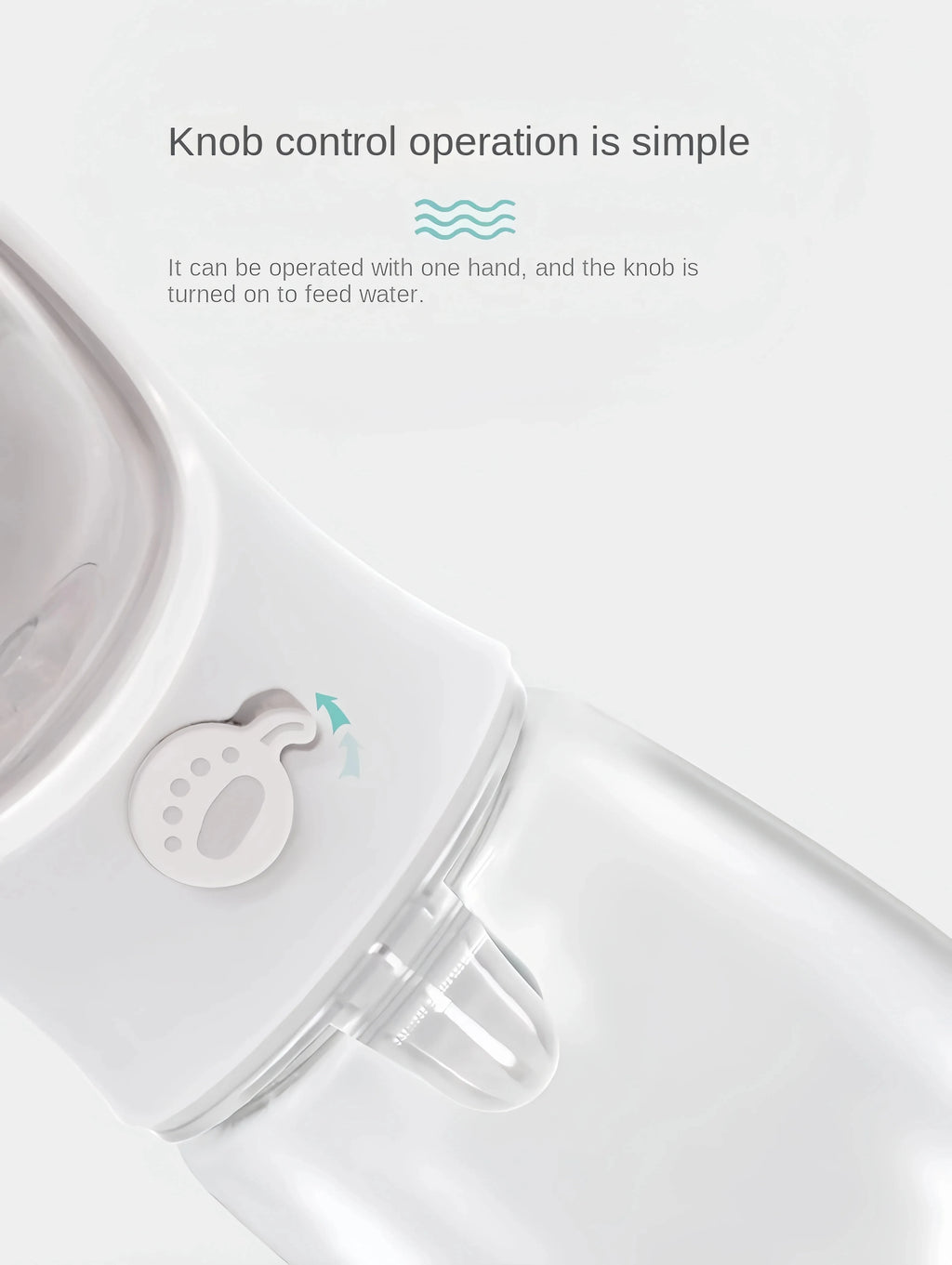 Botella de Agua para Perros de 500g - Práctica y Duradera en Plástico