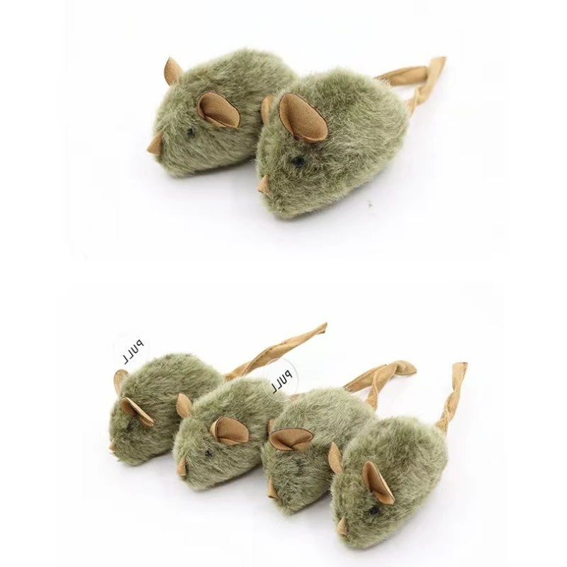 Juguete para Gatos Ratón Lifelike con Sonido y Estímulo Interactivo