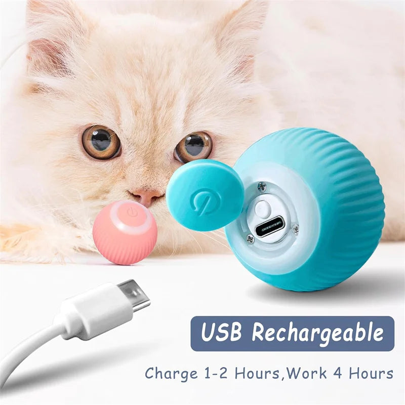 Pelota Inteligente Interactiva para Mascotas – Diversión automática y segura para perros y gatos