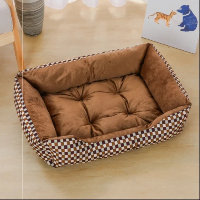 Cama Impermeable BPEDT para Perros y Gatos – Suave, Resistente y Versátil