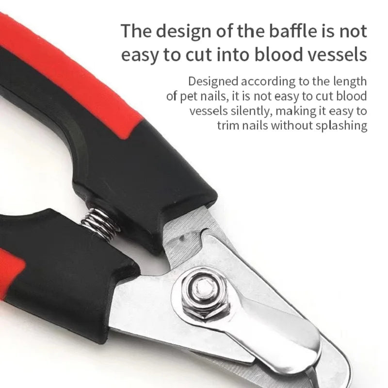 Cortaúñas para Perros y Gatos en Acero Inoxidable – Preciso, Seguro y Ergonómico