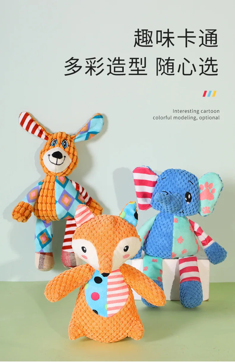 Juguete de Peluche Interactivo para Perros - Resistente a Mordidas, Con Sonido y Estímulo