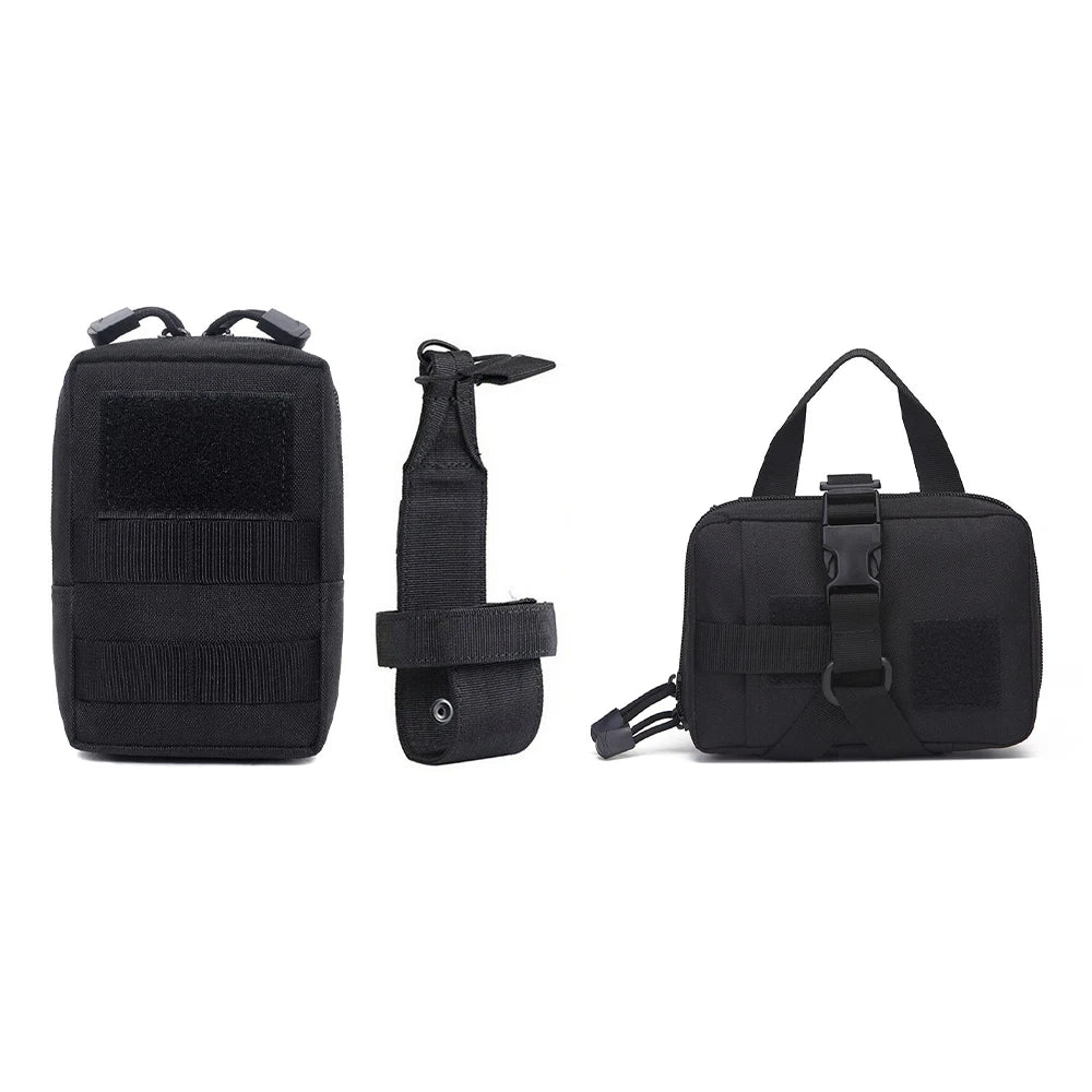 Set de 2 bolsitas tácticas MOLLE para uso en exteriores y aventuras