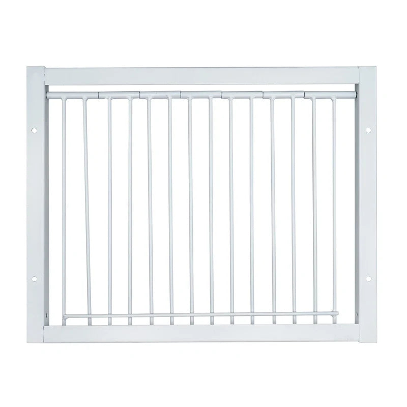 Puerta de entrada para palomas de metal con barras de alambre, resistente y duradera