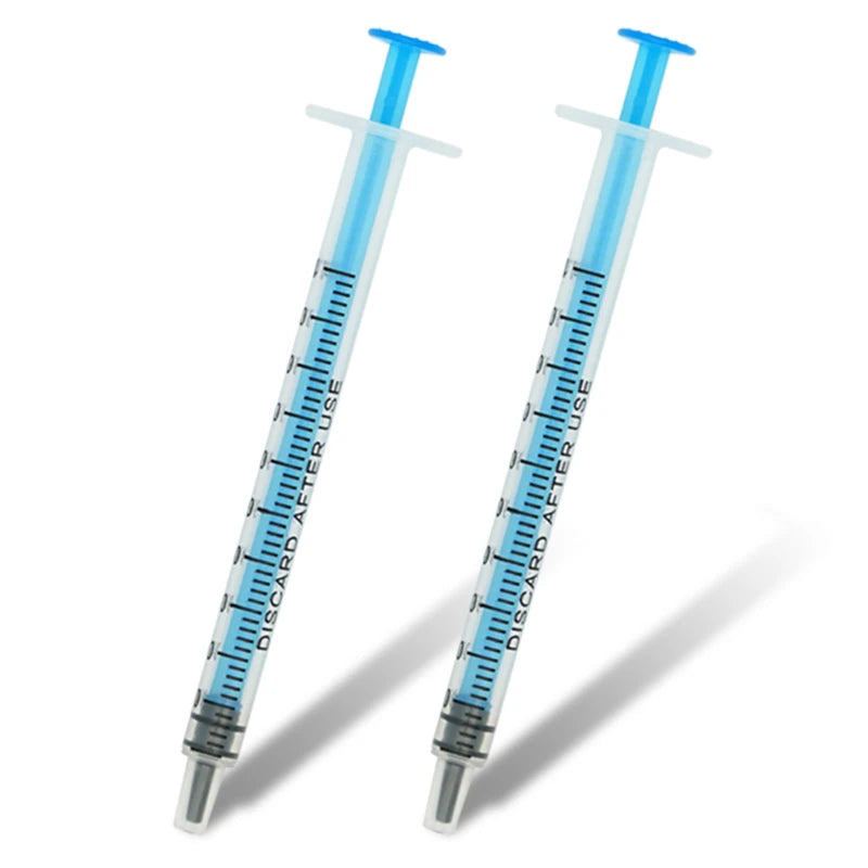 Jeringas desechables de plástico de 1ML para alimentación y cuidado de animales de granja