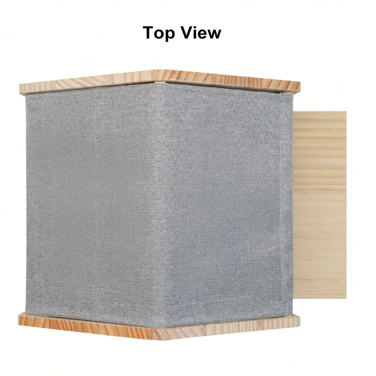 Estantería de pared para gatos de madera con diseño de una sola capa