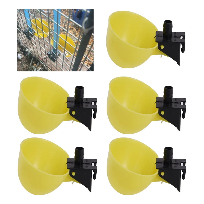 Bandeja de agua automática para aves y aves de corral - 5/10 unidades