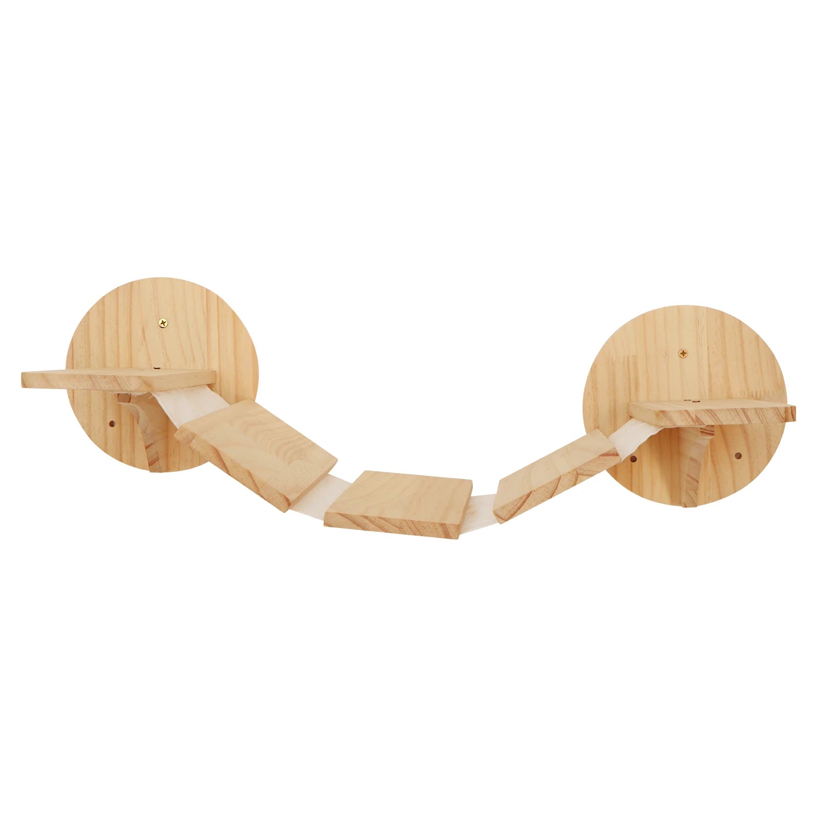 Puente de Suspensión para Gatos en Madera, Diversión y Ejercicio Seguro