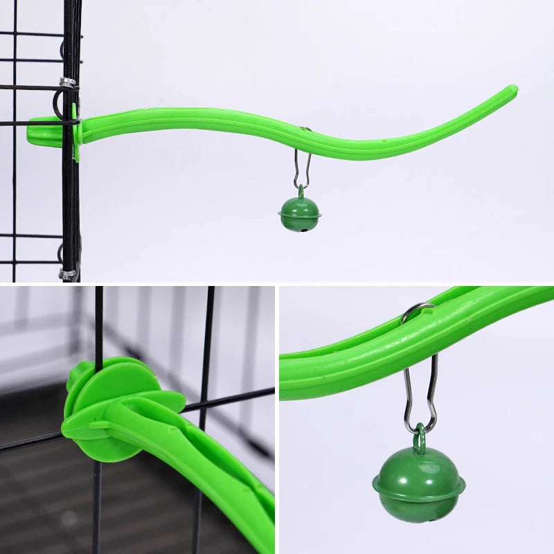 Juguete de soporte para Periquitos y aves pequeñas con diferentes estilos