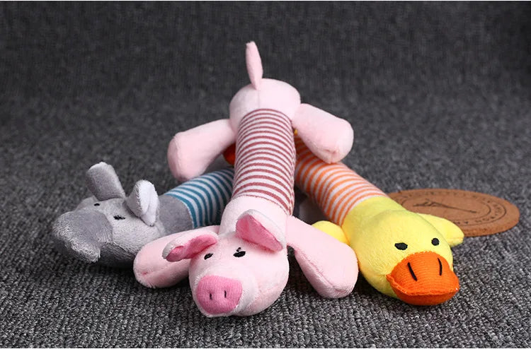 Juguete de peluche para perros - Sonido integrado y diseño seguro