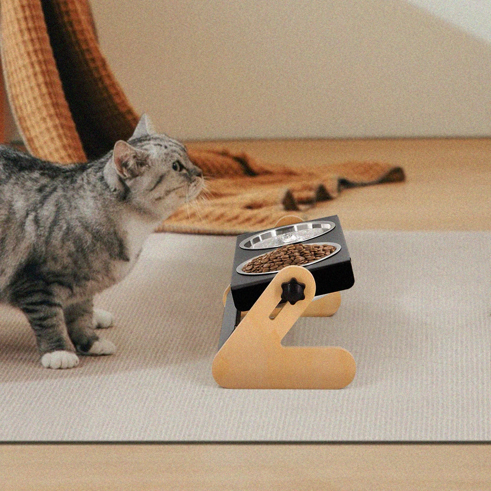 Cuenco de comida para perros de hierro, resistente y de tamaño medio