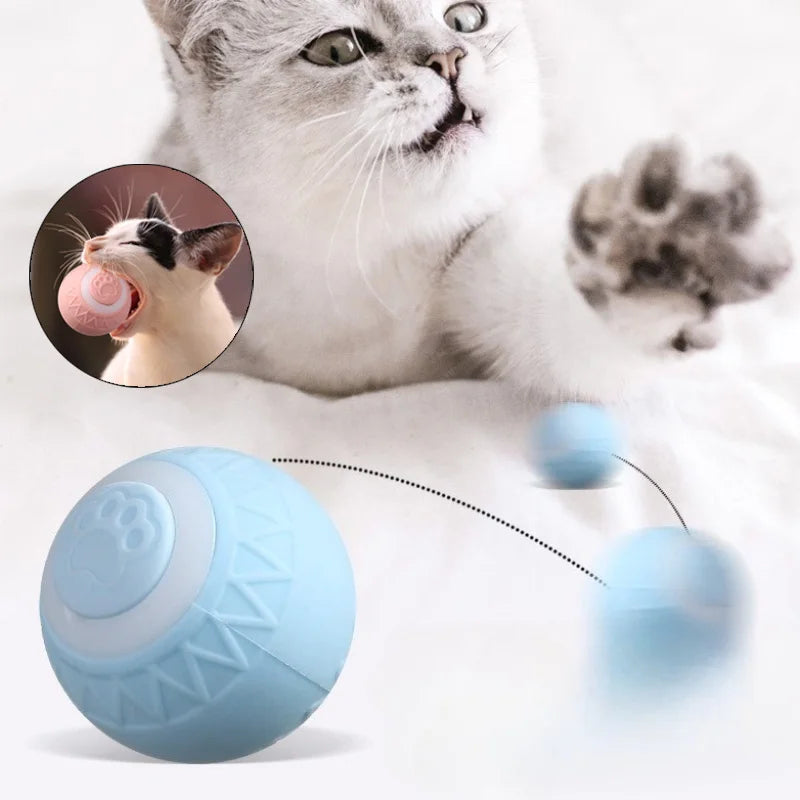Bola de Juguete Inteligente para Gatos con Batería Incluida