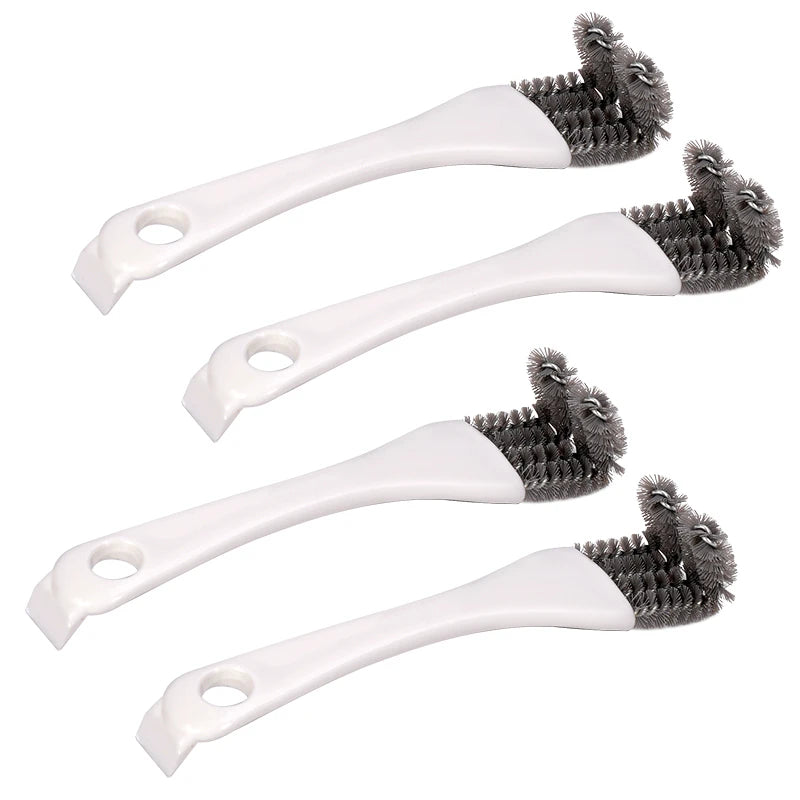 Cepillo de limpieza multifuncional para jaulas de aves con mango largo (1/2/4 piezas)