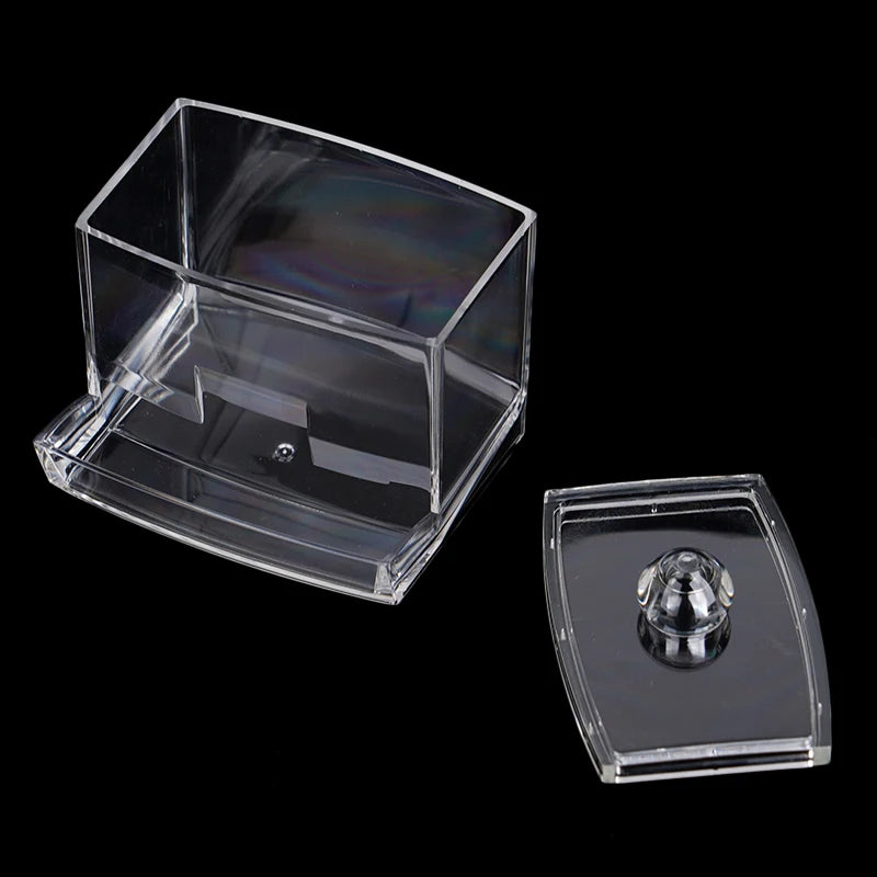 Dispensador de comida automática de acrílico para aves y pequeñas mascotas